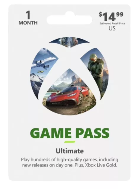 Microsoft Xbox Game Pass Ultimate 1 Month Membership New User Only (e-Delivery)