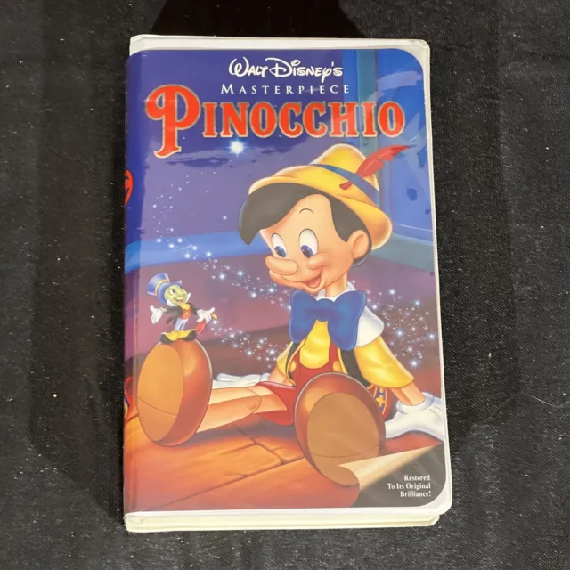 Walt Disney Masterpiece Pinocchio (VHS) 239 Collectible Classic Rare *Pre Owned*