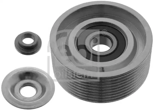 FEBI BILSTEIN Poulie-tendeur courroie trapézoïdale à nervures Galet tendeur 34mm