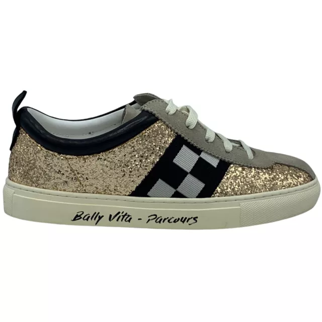 Gold bally sneakers top
