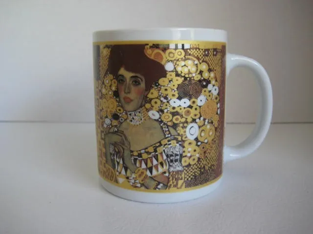Gustav Klimt Cafe Arts Coffee Mug 14 oz.