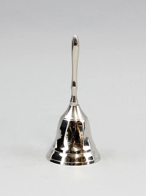 9977254 campana de mesa plateada niquelada H12cm