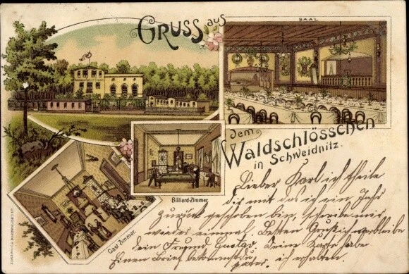 Litho Świdnica Schweidnitz Schlesien, Gastwirtschaft... - 10670217