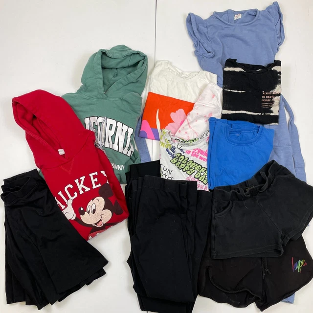 Pacchetto abbigliamento ragazze 11-12 anni usati pantaloncini con cappuccio gonna tuta