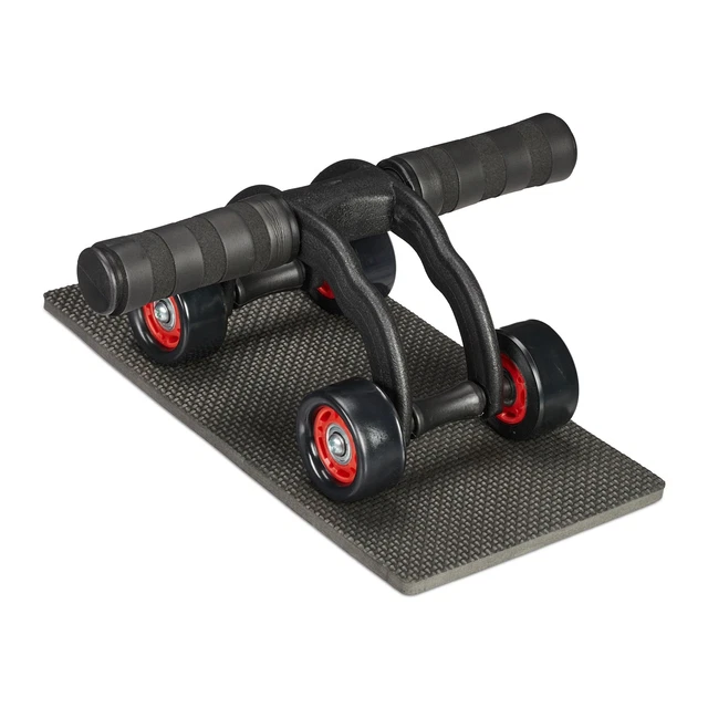 RELAXDAYS BAUCHROLLER MIT 4 Rädern Bauchtrainer für Zuhause Damen ...