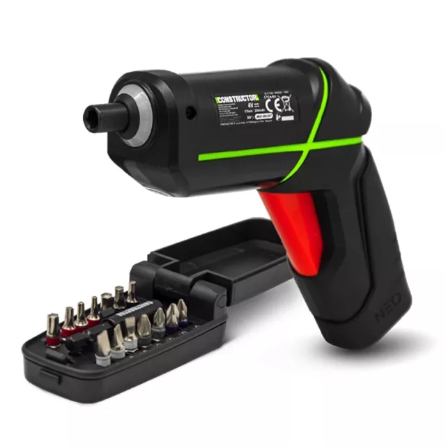 Tournevis visseuse rechargeable 4V lithium + accessoires outils bricolage