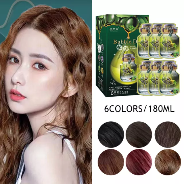 Styling Prodotti Strumenti Pianta Capelli Colore Shampoo Vegetale Tinta Crema  ☆