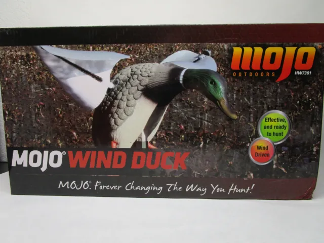 MOJO WIND DUCK HW7301 DECOY WIND DRIVEN Mojo Duck, Mojo duck hunting decoy.