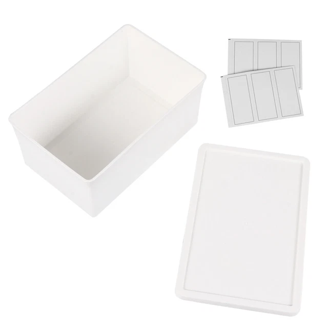 2 pz cosmetici con coperchio a sbox bambini scrivania scatola ufficio
