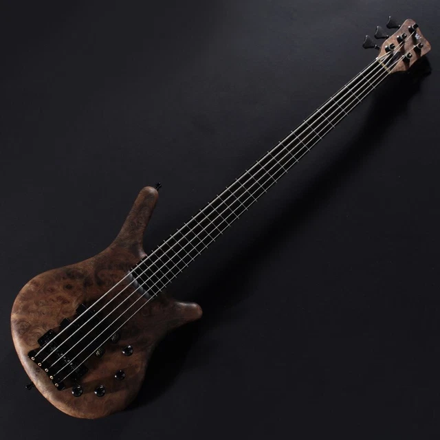 Warwick Thumb Bass Nt Fretless 1inch Black Walnut Burl Top '19
