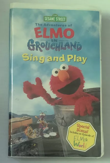 SESAME STREET VHS Tape The Adventures Of Elmo In Grouchland £15.32 ...