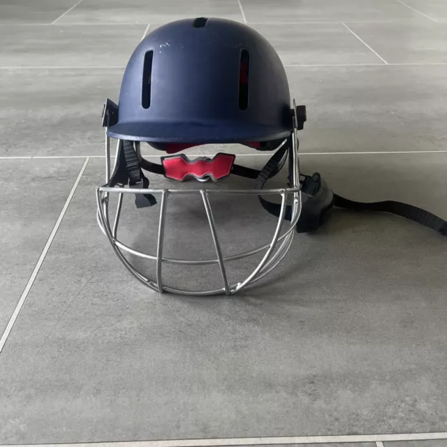 Gunn & Moore Purist Cricket Helmet GEO II Navy Junior 54-59cm