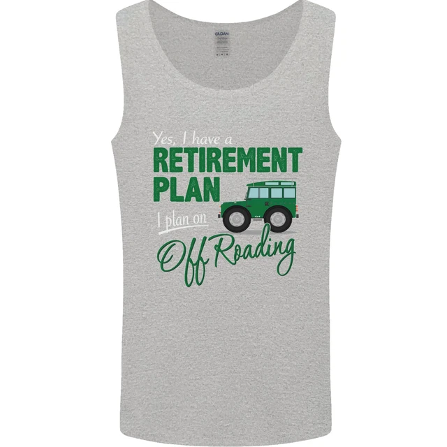 Gilet da uomo divertente Retirement Plan Off Roading 4X4 Road 4