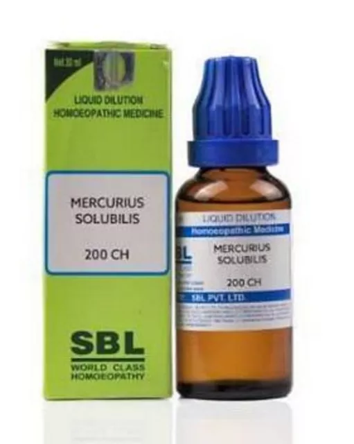 @ SBL MERCURIUS solubilis 200 CH Homoepathic Medicine 30 ml $14.05 ...