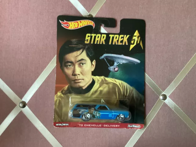 Mattel Hot Wheels Star Trek 50 '70 Chevelle Delivery Real Riders 5015V