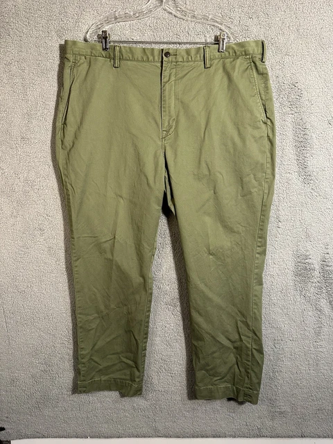 Polo Ralph Lauren Pants Mens 34 Chino Stretch Classic Fit Khaki Green 42BX30