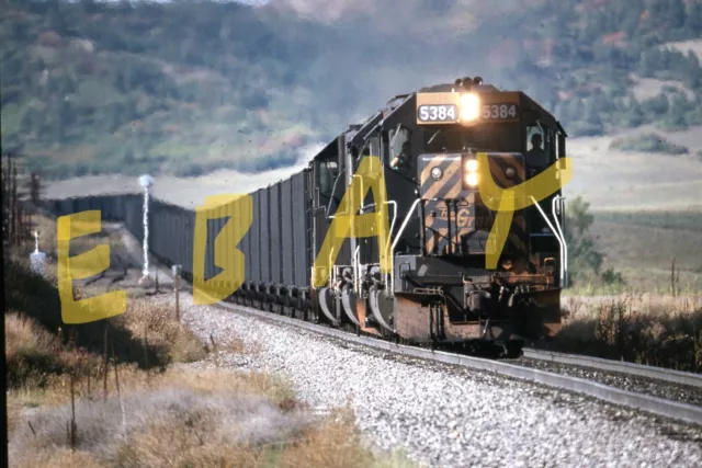 Denver & Rio Grande Western DRGW SD40T-2 Greenland CO 1989 Original Kodachrome