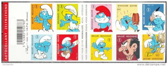 Belgium**The SMURFS/SCHTROUMPS-Booklet 10st-COMICS-2008