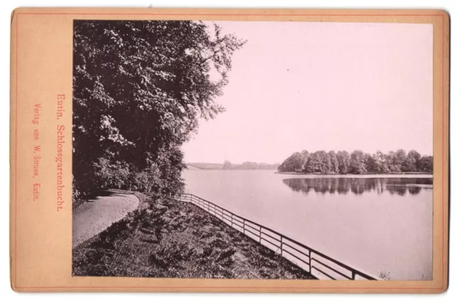 Fotografie W. Struve, Eutin, Ansicht Eutin, Blick in die Schloßgartenbucht