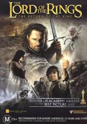 Lord Of The Rings, The - The Return Of The King DVD, (VG) (2 DISC) REGION 4