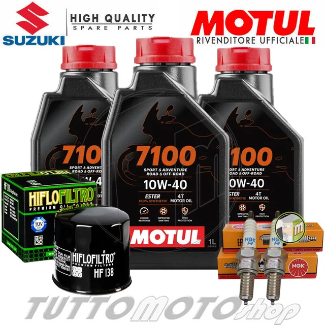 Kit Tagliando Suzuki SV 650 (1999-2002) - Olio 10W40, Filtri E Candele