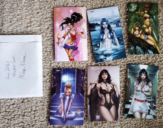 Zenescope Sticker Set of the Month — 2021-01	Mike Krome
