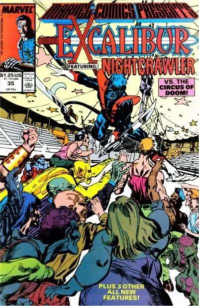 Marvel Comics Presents #35 9.0 (W) VF/NM Nightcrawler App. 1989 STOCK IMAGE