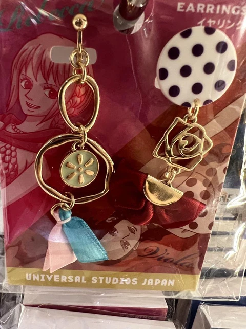 Usj Limited One Piece Rebecca Viola Earrings