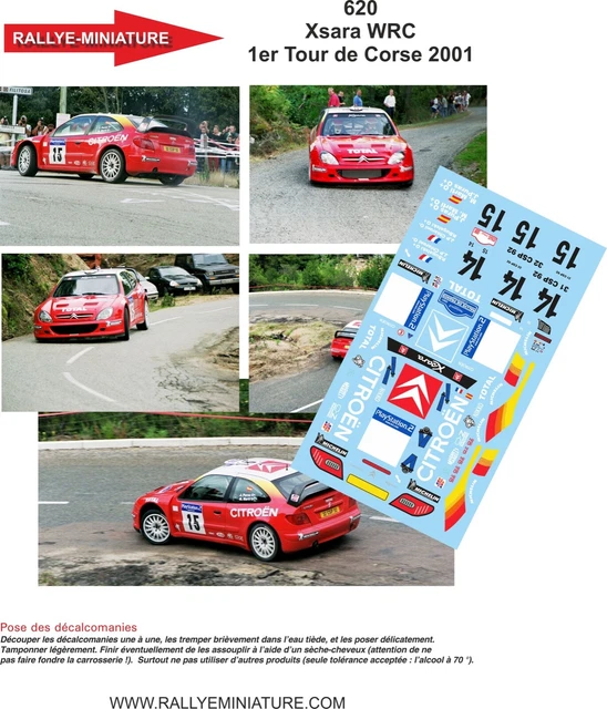 DECALS 1/24 REF 1059 Citroen Xsara Wrc Sordo Rally Catalunya 2006 Rallye Spain EUR 20,99 - ES