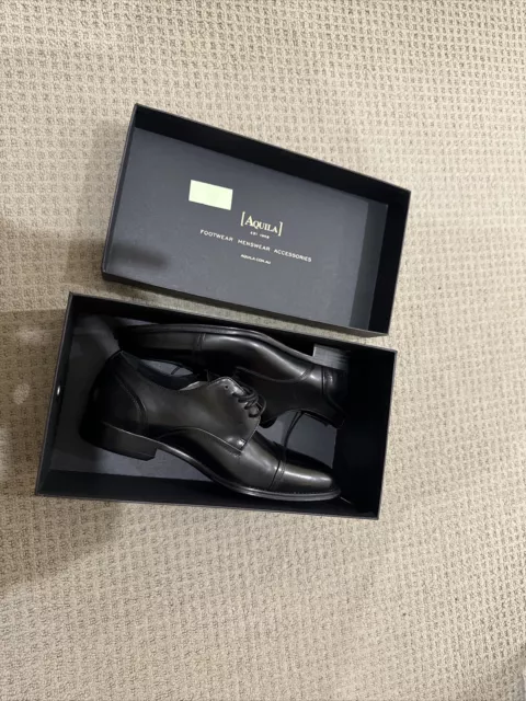 Aquila Menswear Shoes Size 40 Linford Black