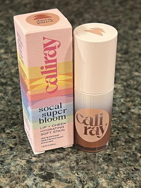 Caliray Socal Super Bloom Labio Mancha Suave Hidratante ~ Patrulla del Amanecer ~ Nuevo en Caja ~ Si Completo