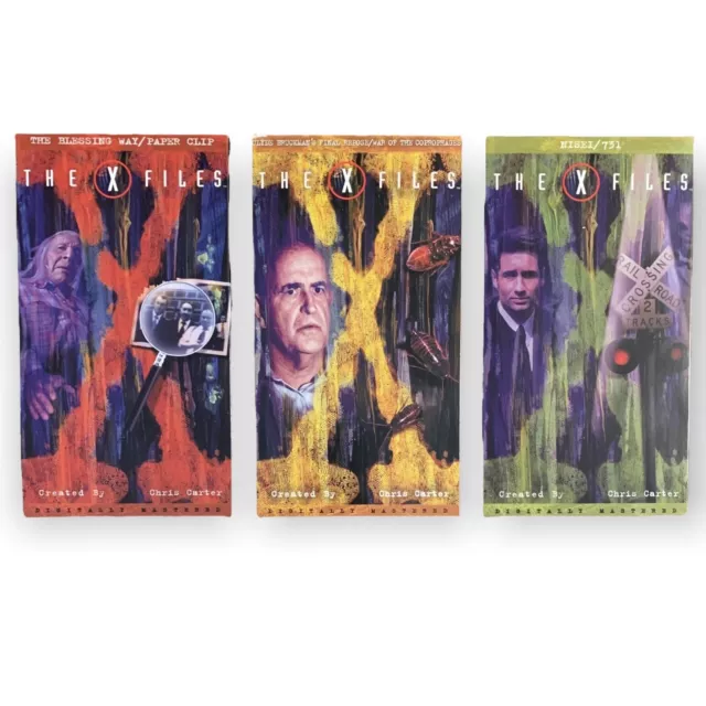 The X-Files VHS 6 Episodes, Season 3 Vol. 5 David Duchovny Gillian Anderson 1995
