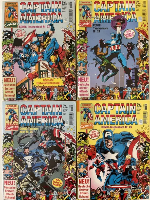 Comic Captain America Nr 23,24,25,26 Ungelesen 1987