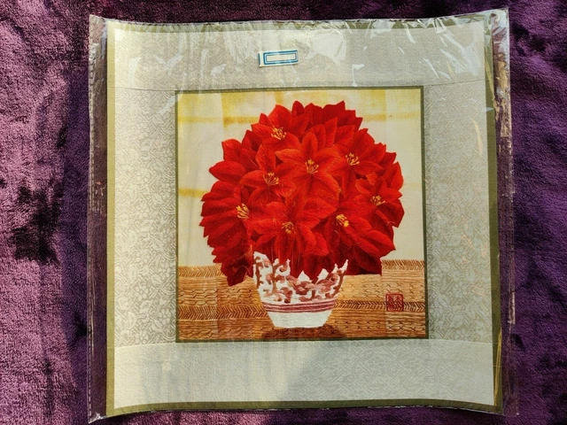 Chinese Baisha Naxi Silk Embroidery - Flowers