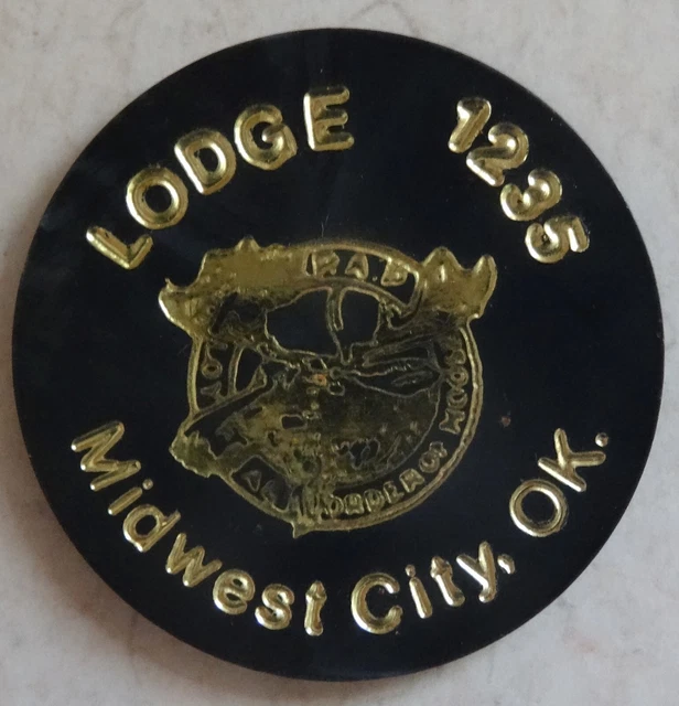 Loyal Order Of Moose Midwest City, Ok Lodge 1235 Call Brand Drink Token Chip