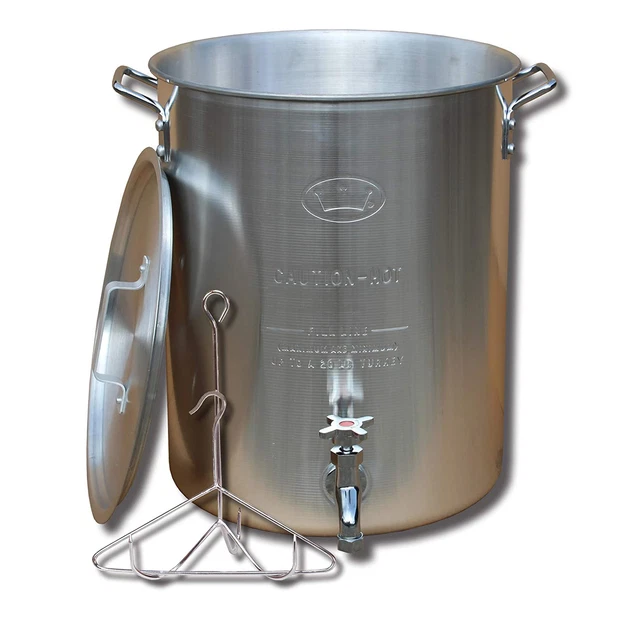 New King Kooker 30-Quart Aluminum Stock Pot