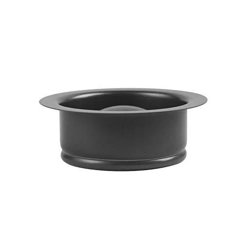 Gunmetal Black Kitchen Sink Drain, Garbage Disposal Sink Flange and Stopper,