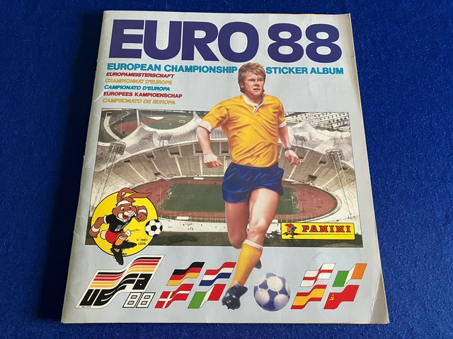Figurine Panini Euro 88 N°217 - Ronald Koeman (Pays-Bas) - Non Collée