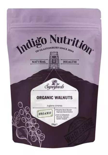 Erbe indaco noci biologiche 250 g 500 g 1 kg metà