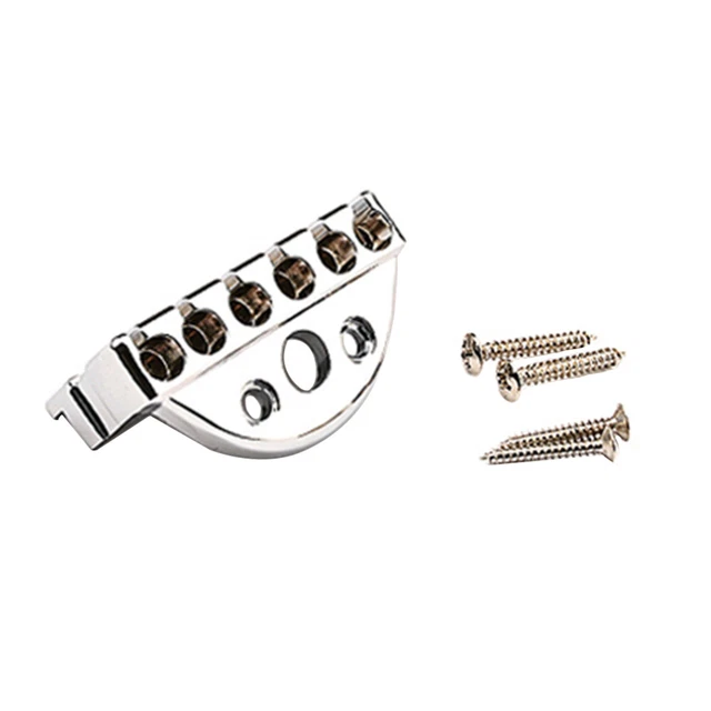 Cuscino Metallo Accessori Chitarra Piastra Ponte Tremolo Silver