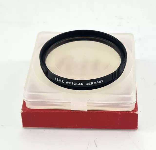 Orig LEICA LEITZ UV-a Lens Objektiv-Filter E55 55 55mm 13373 Germany 4841/22