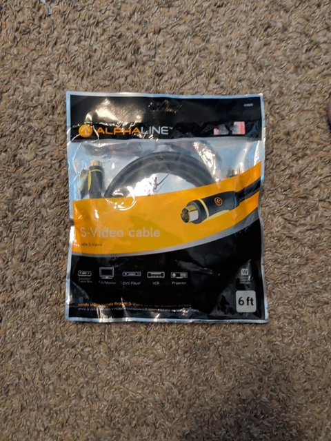 6-pack S-Video Male 4-Pin GOLD All Metal Connector Plug SVHS RadioShack 278-0451 - Foto 6