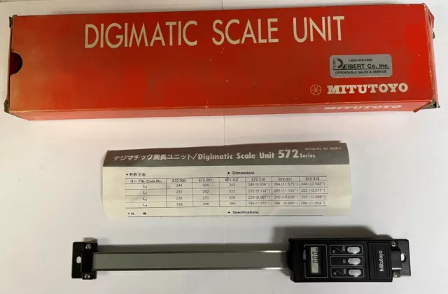 Mitutoyo 572-311 6' DIGITAL Dial Gauge INDICATOR