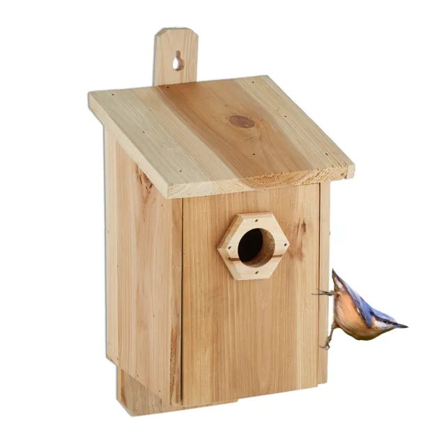 Nistkasten Holz, Vogelkasten, Meisenkasten, Vogelhaus, Brutkasten, Vogelhäuschen