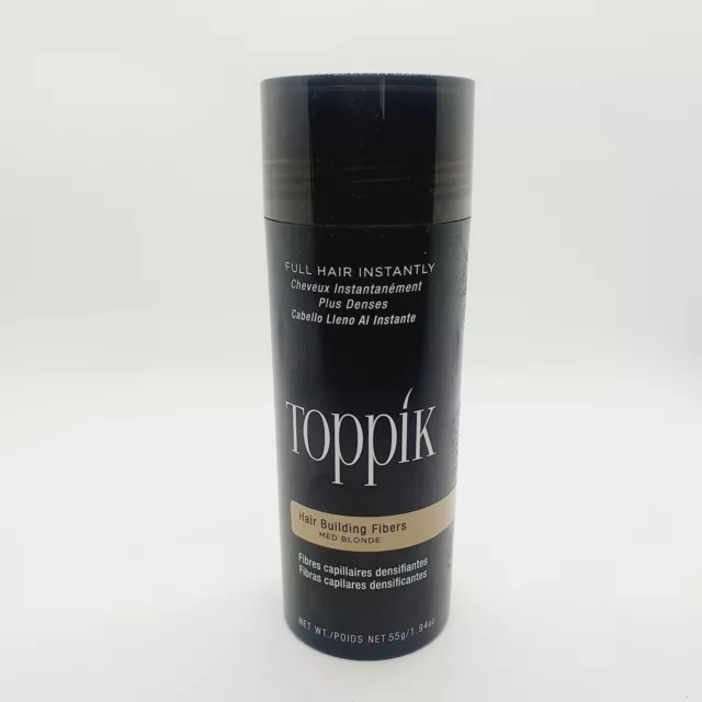 TOPPIK Hair Building Fibres 55g MEDIUM BROWN  instant solution to thinning hair