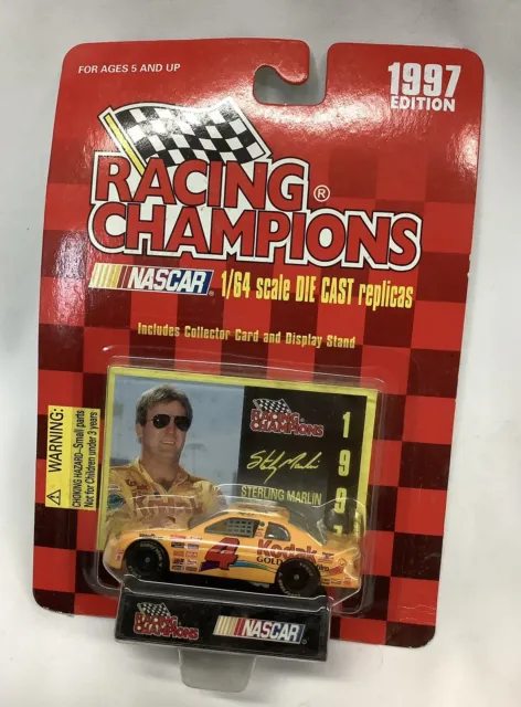 1997 Racing Champions STERLING MARLIN 1:64 NASCAR #4 Kodak Car 230524/TWD