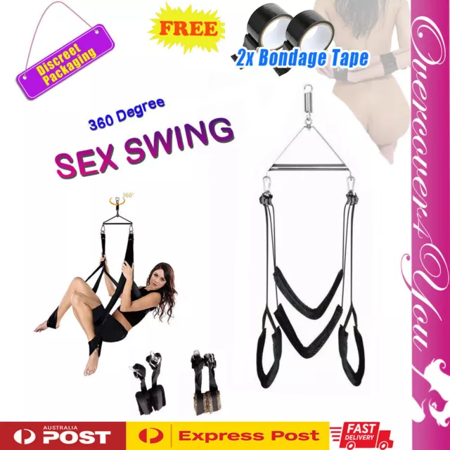 sex Swing Spinning Swivel Position Enhancer Couple Adult Toy Chair BDSM Bondage