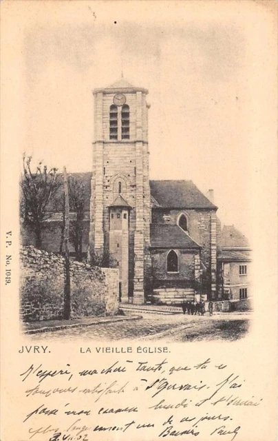 CPA 94 IVRY LA VIEILLE EGLISE  (dos non divisé)