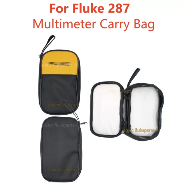 For Fluke 287 TRMS Electronics Logging Multimeter Soft Case Storage Carry Bag