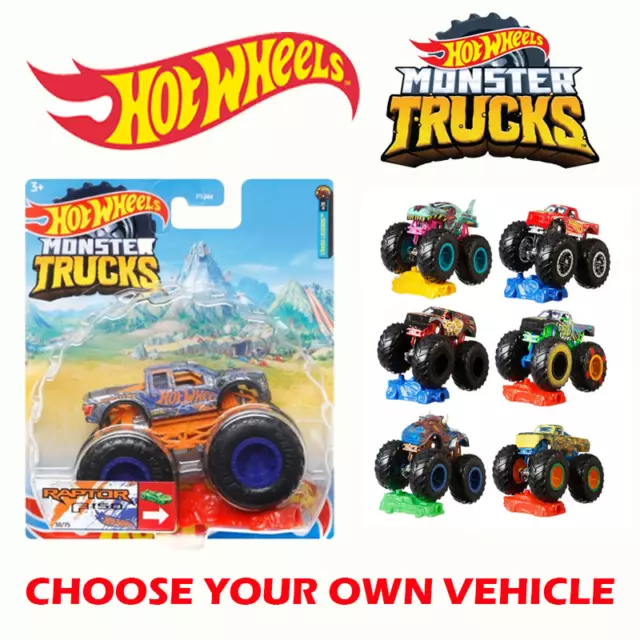 Hot Wheels Monster Trucks 1:24 Scale All Beefed Up Play Vehicle